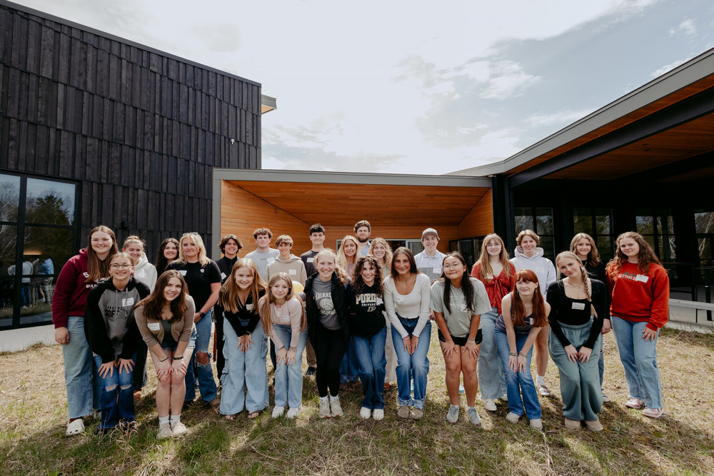 A group of local youth YAC members