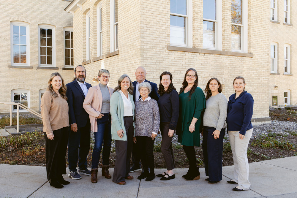 A group photo of the Community Foundation staff