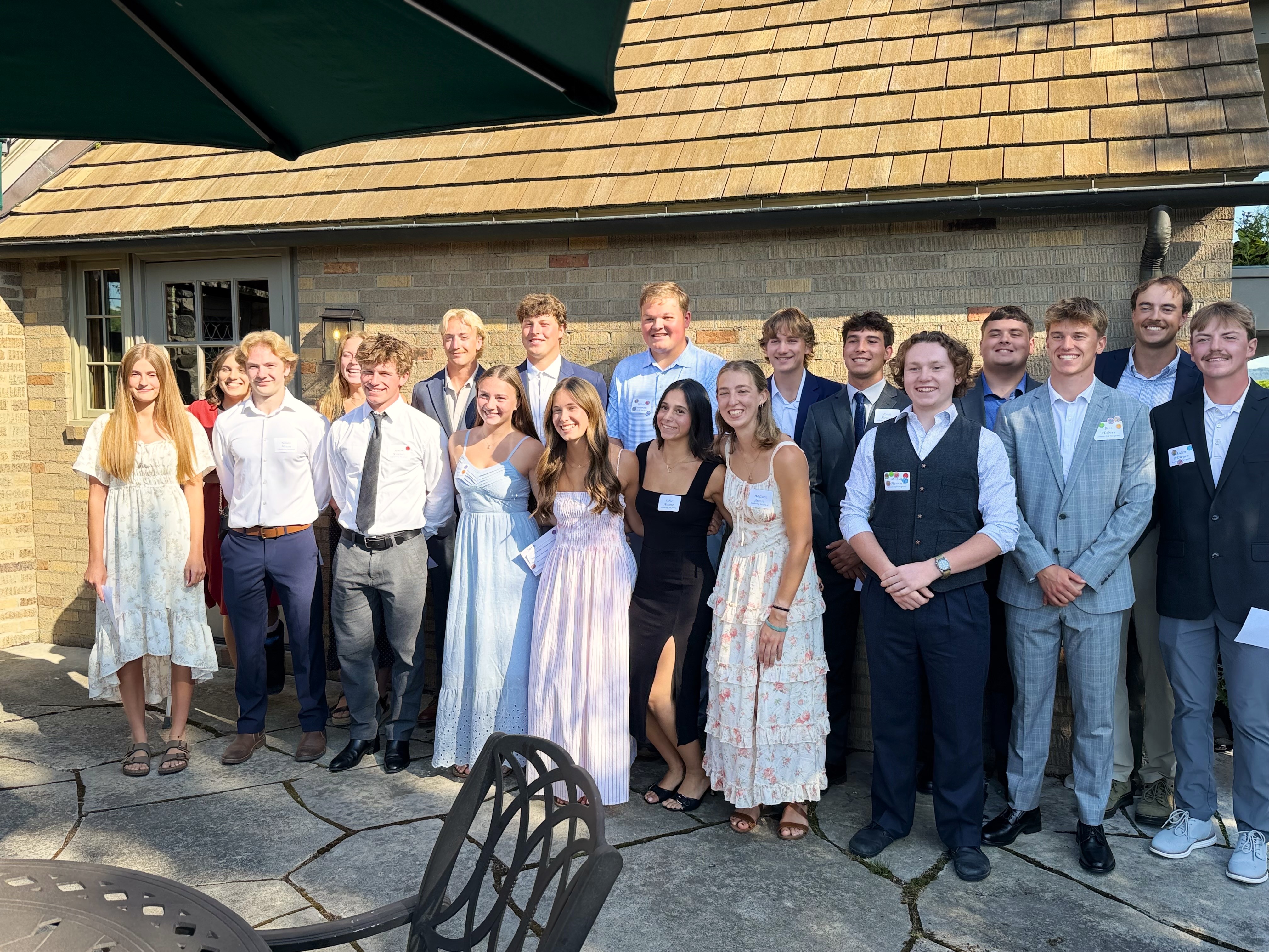 2026 Crystal Downs Country Club Scholarship recipients together in a group photo